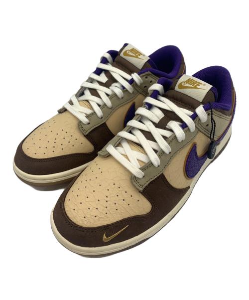 NIKE（ナイキ）NIKE (ナイキ) DUNK LOW PREMIUM ベージュ×パープル サイズ:26.5の古着・服飾アイテム