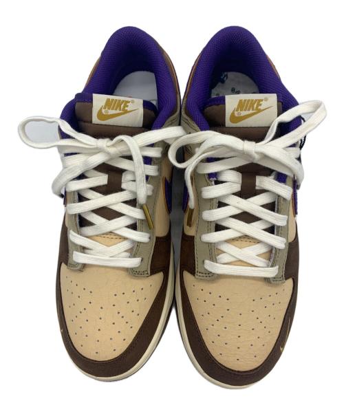 NIKE（ナイキ）NIKE (ナイキ) DUNK LOW PREMIUM ベージュ×パープル サイズ:26.5の古着・服飾アイテム