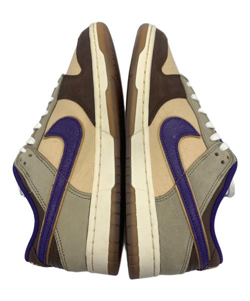NIKE（ナイキ）NIKE (ナイキ) DUNK LOW PREMIUM ベージュ×パープル サイズ:26.5の古着・服飾アイテム
