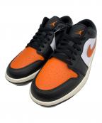 NIKEナイキ）の古着「スニーカー」｜ブラック×ホワイト×オレンジ