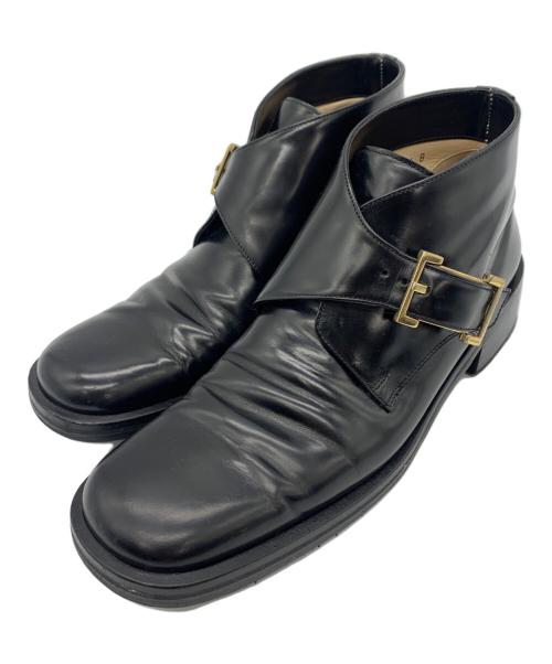 GUCCI（グッチ）GUCCI (グッチ) モンクストラップシューズ ブラック サイズ:6 1/2の古着・服飾アイテム