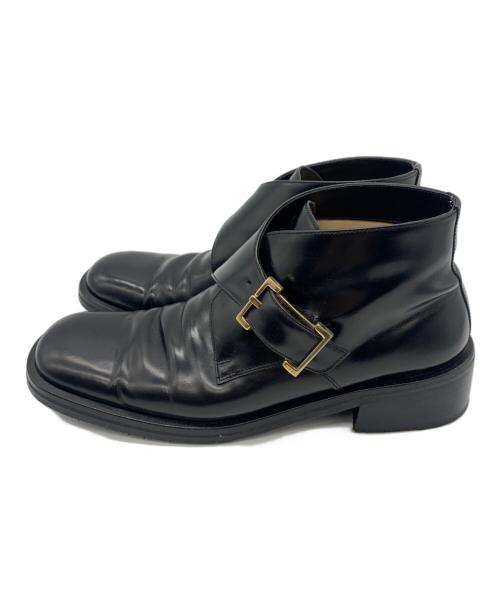 GUCCI（グッチ）GUCCI (グッチ) モンクストラップシューズ ブラック サイズ:6 1/2の古着・服飾アイテム