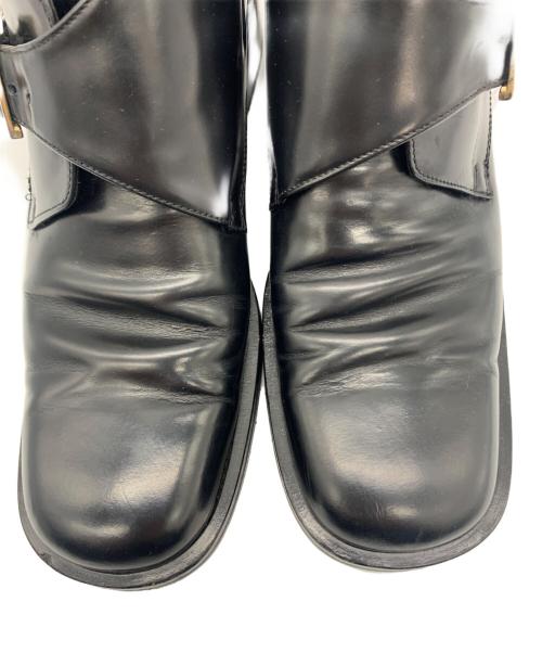 GUCCI（グッチ）GUCCI (グッチ) モンクストラップシューズ ブラック サイズ:6 1/2の古着・服飾アイテム