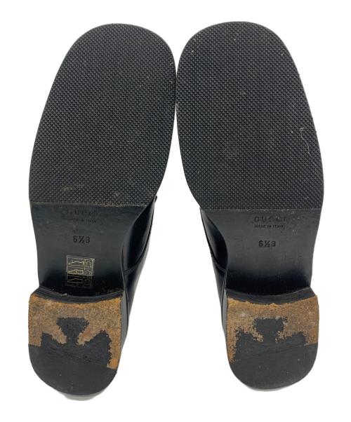 GUCCI（グッチ）GUCCI (グッチ) モンクストラップシューズ ブラック サイズ:6 1/2の古着・服飾アイテム