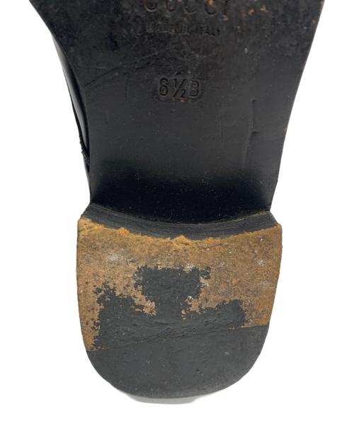 GUCCI（グッチ）GUCCI (グッチ) モンクストラップシューズ ブラック サイズ:6 1/2の古着・服飾アイテム