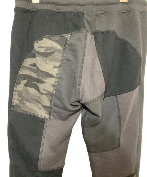 1PIU1UGUALE3 RELAX（ウノピゥウノウグァーレトレ リラックス）1PIU1UGUALE3 RELAX (ウノピゥウノウグァーレトレ リラックス) スウェットパンツ ブラック×グレー サイズ:Sの古着・服飾アイテム