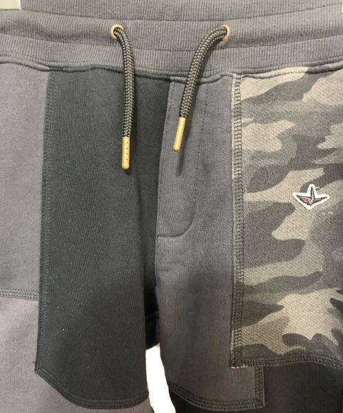 1PIU1UGUALE3 RELAX（ウノピゥウノウグァーレトレ リラックス）1PIU1UGUALE3 RELAX (ウノピゥウノウグァーレトレ リラックス) スウェットパンツ ブラック×グレー サイズ:Sの古着・服飾アイテム