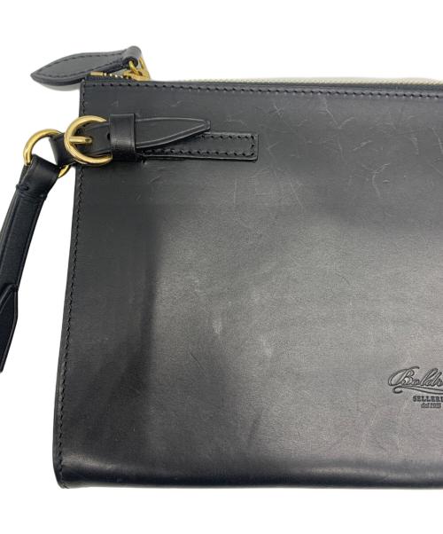 BOLDRINI SELLERIA（ボルドリーニ セレリア）Boldrini Selleria (ボルドリーニ セレリア) クラッチバッグ ブラックの古着・服飾アイテム