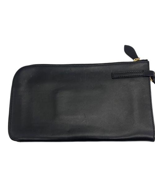 BOLDRINI SELLERIA（ボルドリーニ セレリア）Boldrini Selleria (ボルドリーニ セレリア) クラッチバッグ ブラックの古着・服飾アイテム