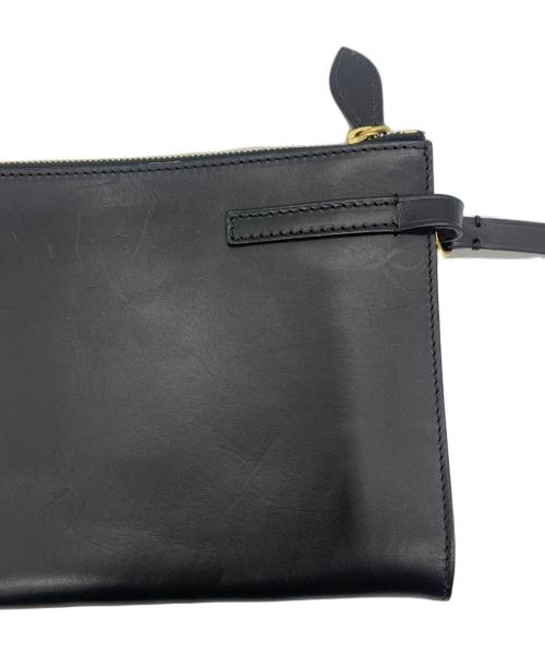 BOLDRINI SELLERIA（ボルドリーニ セレリア）Boldrini Selleria (ボルドリーニ セレリア) クラッチバッグ ブラックの古着・服飾アイテム