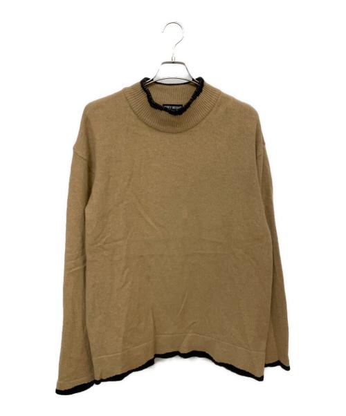 ISSEY MIYAKE（イッセイミヤケ）ISSEY MIYAKE (イッセイミヤケ) ウールニット ブラウン サイズ:Mの古着・服飾アイテム