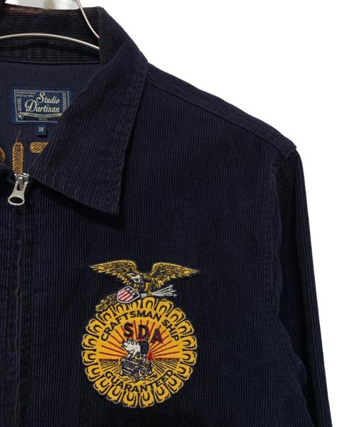 STUDIO D'ARTISAN（ステュディオダルチザン）STUDIO D'ARTISAN (ステュディオダルチザン) ファーマーズジャケット ネイビー サイズ:38の古着・服飾アイテム