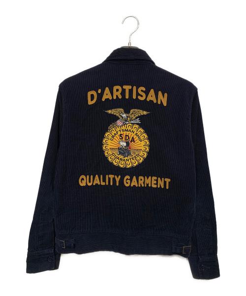 STUDIO D'ARTISAN（ステュディオダルチザン）STUDIO D'ARTISAN (ステュディオダルチザン) ファーマーズジャケット ネイビー サイズ:38の古着・服飾アイテム
