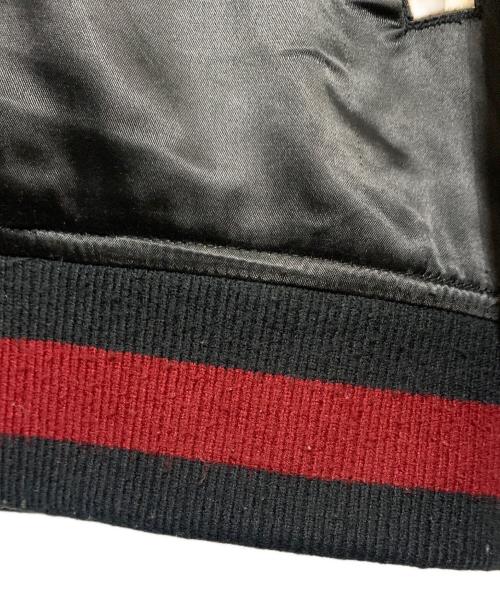 stussy（ステューシー）stussy (ステューシー) スカジャン ブラック×ゴールド サイズ:Mの古着・服飾アイテム