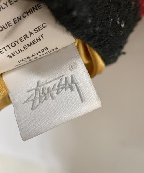 stussy（ステューシー）stussy (ステューシー) スカジャン ブラック×ゴールド サイズ:Mの古着・服飾アイテム