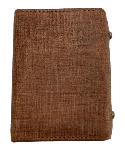 M+（エムピウ）m+ (エムピウ) 3つ折り財布 ブラウンの古着・服飾アイテム