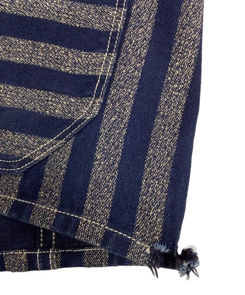 freewheelers（フリーホイーラーズ）freewheelers (フリーホイーラーズ) プロモントリーコート グレー×ネイビー サイズ:Ｌの古着・服飾アイテム