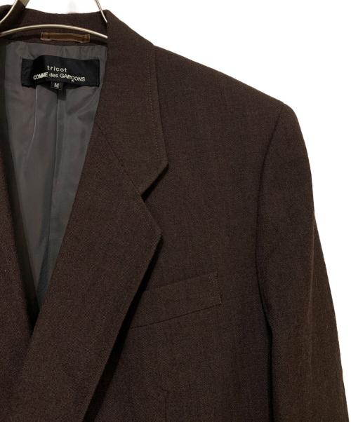 tricot COMME des GARCONS（トリココムデギャルソン）tricot COMME des GARCONS (トリココムデギャルソン) テーラードジャケット ブラウン サイズ:Mの古着・服飾アイテム
