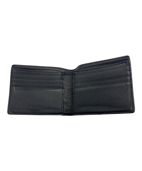 Saint Laurent Paris（サンローランパリ）Saint Laurent Paris (サンローランパリ) 2つ折り財布 ブラックの古着・服飾アイテム