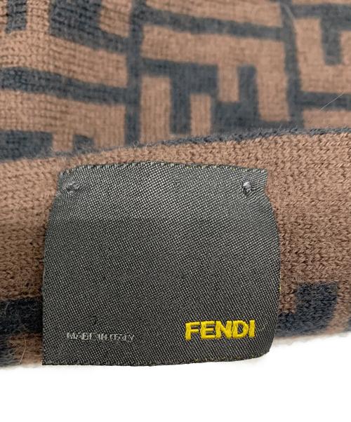 FENDI（フェンディ）FENDI (フェンディ) マフラー ブラウンの古着・服飾アイテム