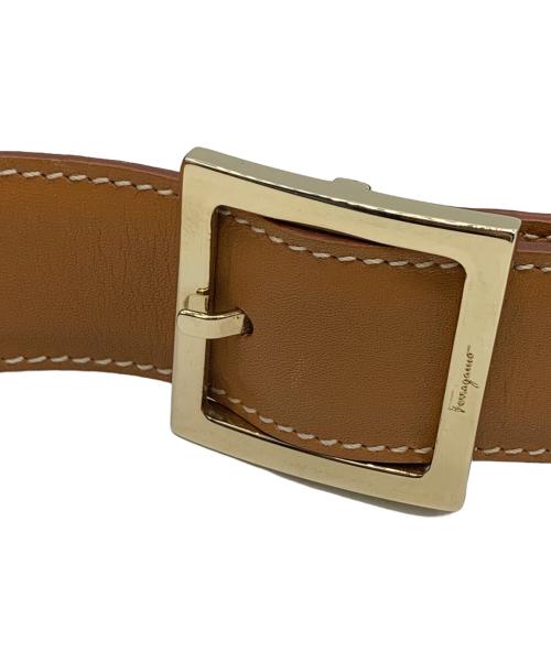 Salvatore Ferragamo（サルヴァトーレ フェラガモ）Salvatore Ferragamo (サルヴァトーレ フェラガモ) ワンハンドルバッグ ブラウンの古着・服飾アイテム