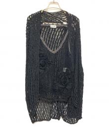 Jean Paul GAULTIER（ジャンポールゴルチェ）の古着「メッシュブラウス」｜ブラック