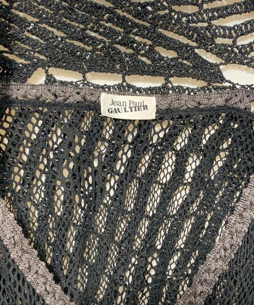 Jean Paul GAULTIER（ジャンポールゴルチェ）Jean Paul GAULTIER (ジャンポールゴルチェ) メッシュブラウス ブラック サイズ:表記無しの古着・服飾アイテム