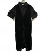 JIL SANDERジルサンダー）の古着「ドッキングワンピース」｜ブラック