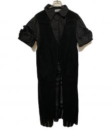 JIL SANDER（ジルサンダー）の古着「ドッキングワンピース」｜ブラック