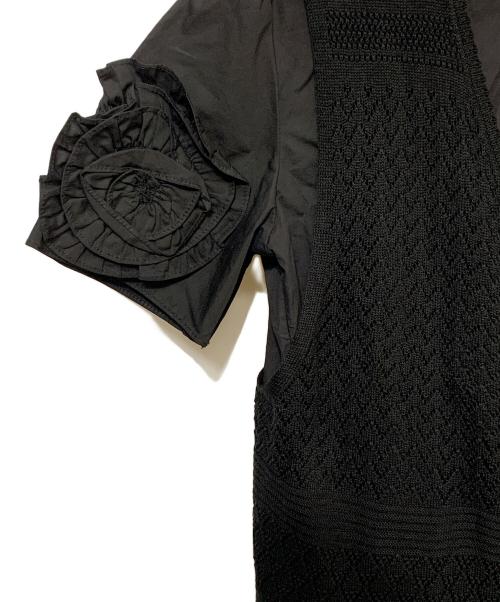 JIL SANDER（ジルサンダー）JIL SANDER (ジルサンダー) ドッキングワンピース ブラック サイズ:表記無しの古着・服飾アイテム