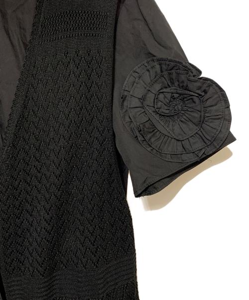 JIL SANDER（ジルサンダー）JIL SANDER (ジルサンダー) ドッキングワンピース ブラック サイズ:表記無しの古着・服飾アイテム