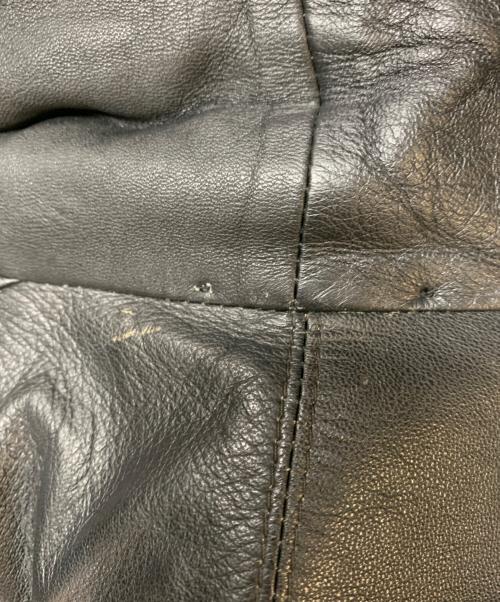 Jean Paul GAULTIER（ジャンポールゴルチェ）Jean Paul GAULTIER (ジャンポールゴルチェ) レザーテーラードジャケット ブラック サイズ:T158-164の古着・服飾アイテム