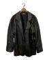 Jean Paul GAULTIER（ジャンポールゴルチェ）の古着「レザーテーラードジャケット」｜ブラック