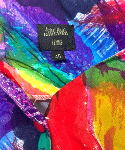 Jean Paul Gaultier FEMME（ジャンポールゴルチエ フェム）Jean Paul GAULTIER FEMME (ジャンポールゴルチエ フェム) 半袖シャツ マルチカラー サイズ:表記無しの古着・服飾アイテム