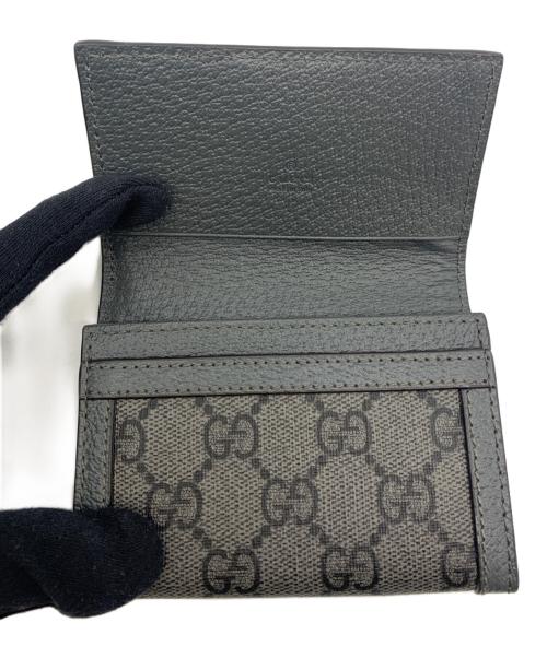 GUCCI（グッチ）GUCCI (グッチ) オフィディアライン　カードケース グレーの古着・服飾アイテム