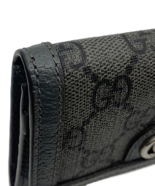 GUCCI（グッチ）GUCCI (グッチ) オフィディアライン　カードケース グレーの古着・服飾アイテム