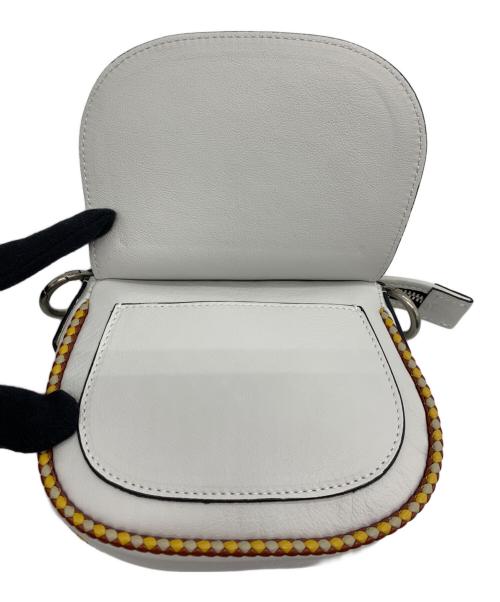 GIANNI CHIARINI（ジャンニ キアリーニ）GIANNI CHIARINI (ジャンニ キアリーニ) ミニショルダーバッグ ホワイトの古着・服飾アイテム