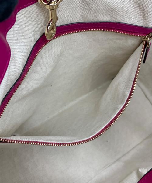 GUCCI（グッチ）GUCCI (グッチ) トートバッグ パープルの古着・服飾アイテム