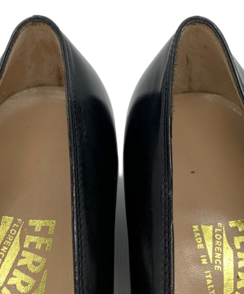 Salvatore Ferragamo（サルヴァトーレ フェラガモ）Salvatore Ferragamo (サルヴァトーレ フェラガモ) ローファー ブラック サイズ:7 1/2の古着・服飾アイテム
