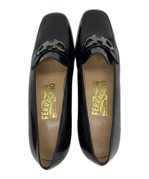 Salvatore Ferragamo（サルヴァトーレ フェラガモ）Salvatore Ferragamo (サルヴァトーレ フェラガモ) ローファー ブラック サイズ:7 1/2の古着・服飾アイテム