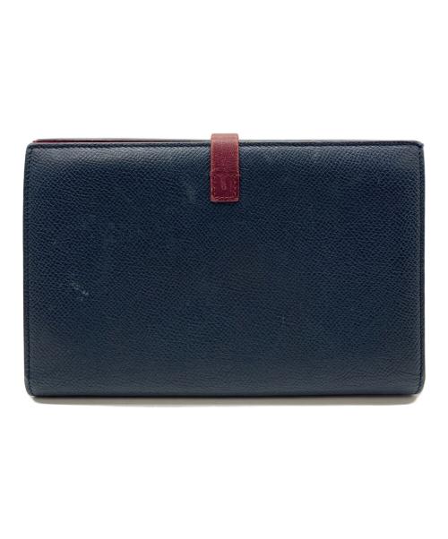 CELINE（セリーヌ）CELINE (セリーヌ) マルチファンクション ラージ ネイビー×ボルドーの古着・服飾アイテム