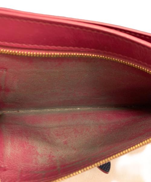 CELINE（セリーヌ）CELINE (セリーヌ) マルチファンクション ラージ ネイビー×ボルドーの古着・服飾アイテム