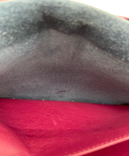 CELINE（セリーヌ）CELINE (セリーヌ) マルチファンクション ラージ ネイビー×ボルドーの古着・服飾アイテム