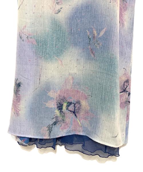 ISSEY MIYAKE（イッセイミヤケ）ISSEY MIYAKE (イッセイミヤケ) ノースリーブワンピース ブルー サイズ:1の古着・服飾アイテム