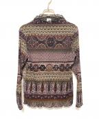 Jean Paul Gaultier hommeジャンポールゴルチェオム）の古着「パワーネット」｜ブラウン×パープル