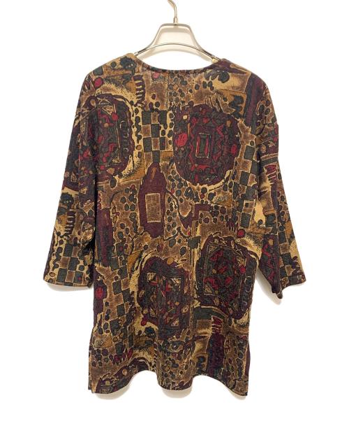 Jean Paul GAULTIER（ジャンポールゴルチェ）Jean Paul GAULTIER (ジャンポールゴルチェ) 七分丈カットソー ブラウン サイズ:表記無しの古着・服飾アイテム