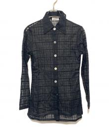 Jean Paul GAULTIER（ジャンポールゴルチェ）の古着「長袖レースシャツ」｜ブラック