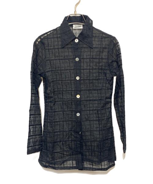 Jean Paul GAULTIER（ジャンポールゴルチェ）Jean Paul GAULTIER (ジャンポールゴルチェ) 長袖レースシャツ ブラック サイズ:表記無しの古着・服飾アイテム