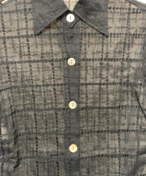 Jean Paul GAULTIER（ジャンポールゴルチェ）Jean Paul GAULTIER (ジャンポールゴルチェ) 長袖レースシャツ ブラック サイズ:表記無しの古着・服飾アイテム