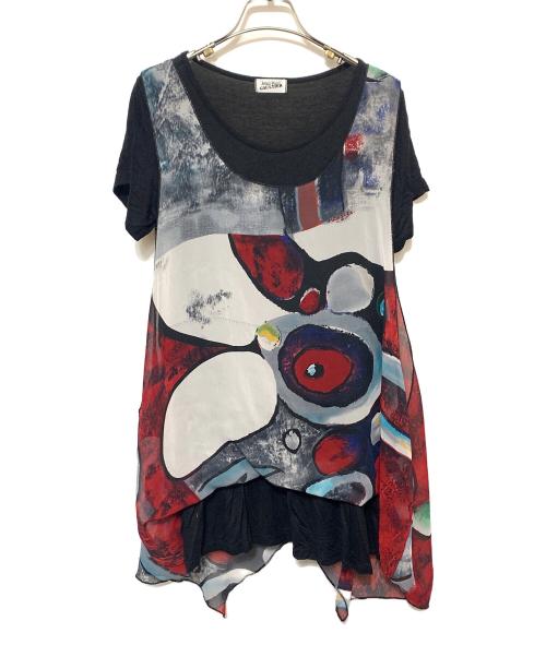 Jean Paul GAULTIER（ジャンポールゴルチェ）Jean Paul GAULTIER (ジャンポールゴルチェ) チュニック ブラック×レッド×ホワイト サイズ:表記無しの古着・服飾アイテム